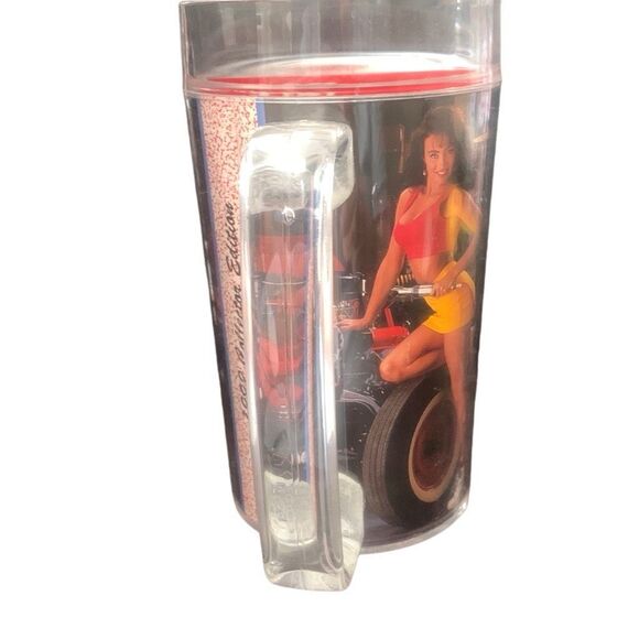 Vintage SNAP-ON Tools Thermo-Serv Plastic Mug Beer Coffee Lisa Mar Apr 1992 - Picture 2 of 12